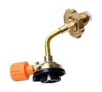 Butane Gas Refill Adapter Valve 180g Max Capacity(Copper Handwheel) | Max 180g capacity, prevents overfilling, safe refilling, quick connect, camping essential