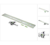 Butée angulaire Festool FS-WA pour rail de guidage FS/2, coupe à 60° + rail de guidage FS 1400/2-KP de 1 400 mm