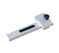 Butée d'angle droit haute précision pour rails de guidage - Butée longitudinale stable en aluminium pour des coupes précises avec scie circulaire manuelle et scie circulaire de table
