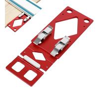 Butée d'angle pour rail de guidage, butée d'angle à 90 ° en alliage d'aluminium usiné CNC, pour Festool, Makita, Powertec & WEN - Coupe d'angle précise avec guide pour projets en bois et bricolage