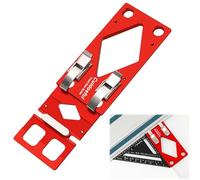 Butée d'angle pour rail de guidage, butée fraisée CNC à 90° avec guide de bord, compatible avec rail de guidage Makita, butée en aluminium Festool pour scie circulaire