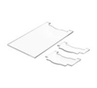 Butée de canapé - Protecteurs acryliques antidérapants réglables | Protection murale pour meubles | Antidérapant pour canapés et meubles