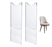 Butée de Lit | Lot de 6 Butées Transparentes en Acrylique pour Canapé,Protecteurs Anti-Rayures Prévention Risques Incendie Circulation Air Sécurisée,Protection Plancher Commercial