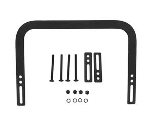 Butée de Matelas en U en Fer, 3mm, pour Cadre Métal 2,17x1,5 Pouces | Large Ouverture 42x6mm, Trou 6mm, Surface Polie sans Bavure, Visserie Complète