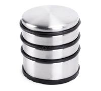 Butée de Porte - Acier Inoxydable - Antidérapante - Anneaux en Caoutchouc - Design Moderne - Protection Optimale