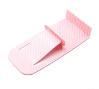 Butée de porte antidérapante en forme de cale pour fermeture de porte et support de meubles (rose)