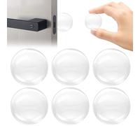 Butée de porte, butée de porte en caoutchouc, protecteurs de poignée de porte, protecteur mural rond en silicone, butée de porte adhésive, tampons de pare-chocs pour poignée de porte pour armoires