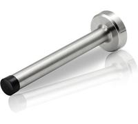 Butée de porte de 15,2 cm de long pour plinthes, butée de porte murale en acier inoxydable robuste avec amortissement du bruit