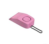 Butée de porte de voyage avec 70 dB de contrôle de sensibilité réglable et base antidérapante pour la sécurité personnelle de la maison, de l'hôtel (rose)