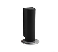 Butée de porte en acier inoxydable avec aimant pour maintenir la position de la porte pendant la circulation de l'air ou les besoins fréquents de passage (noir)