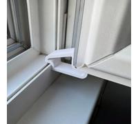 Butée de porte et de fenêtre en plastique durable, cale de verrouillage de rail amovible polyvalente, cale de porte pour bureau ABS