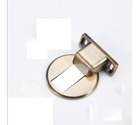 Butée de porte magnétique invisible sans perçage en alliage de zinc pour | Loquet anti-collision pour porte aimant puissant (bronze vert)