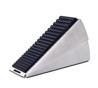 Butée de porte mobile - Butée de porte anti-collision en de zinc - Cale robuste pour la sécurité scolaire et commerciale - Butée de protection robuste à double porte