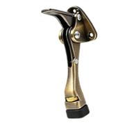 Butée de porte multifonction activée par le pied, composant en aluminium solide, loquets de porte modernes, fonctionne sur bois et autres sols durs. Couvercle à pédale