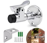 Butée de Porte Murale, Arret de Porte Mural Inox et Extérieure | Arret de portail avec Tampon, Butee de Portail avec Vis, Anti-Vent, pour Porte de Garage, Portillon de Jardin, Terrasse