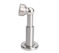 Butée de porte réglable en acier inoxydable 304, support de porte mural rétractable avec embout en caoutchouc, montage automatique sur le dessus pour la maison, le bureau, les meubles de jardin (Suck