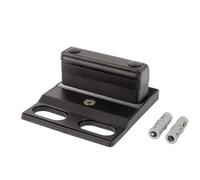 Butée de sol pour portail noir à visser réglable pour verrou de diamètre maximal 20 mm - LOCINOX