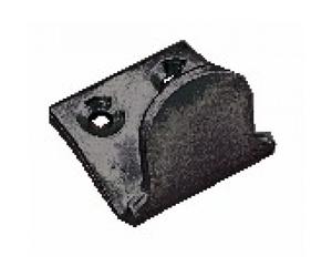 Butée de volet coudée à visser - Bas - zingué noir - Lot de 10 TORBEL