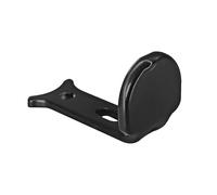 Butée d'Espagnolette - Composite et Aluminium Noir - Butée pour Volet Battant -Fabrication française - Arrêt pour Vantaux de Volet Battant Bois PVC ou Aluminium