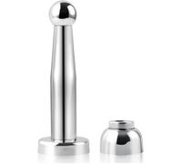 Butée porte magnétique inox - fixation murale - argent