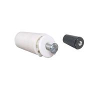 Butée pour volet roulant - CHERUBINI - 141.30IXBL - Ø 40 mm - Vis inox - Blanc