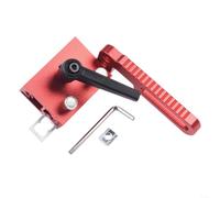 Butée Réglable pour Rainure Scie à Onglets Précision(Red) | Réglage pour précis, fixation rapide, compatible scies à onglets, table de , projets pour bois fins