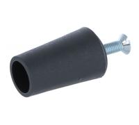 Butée volet roulant conique plastique gris anthracite 40 mm