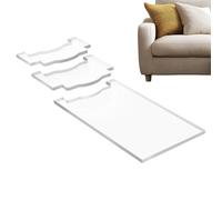 Butées de canapé pour empêcher le glissement: protections acryliques 19,7 x 12,5 x 2,5 cm, protection murale, solution de stabilité réglable pour meubles | Utilisations inférieures de l'armoire de la