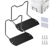 Butées de lit pour empêcher Le Glissement, Pince antidérapante pour Matelas | Support de Matelas en métal, Pince à Matelas antidérapante, Barre de retenue de Matelas 2X, Joints Matelas Anti-Glissant