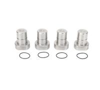 Butées d'établi, Inox 19mm pour MFT, 4 Pièces, Pins de Serrage | Inox brossé finition anodisée patins antidérapants surface plane compatible MFT trous 19mm léger portable serrage établi