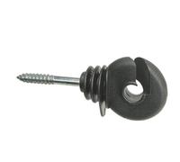 BUTIFULSIC 20 Isolateurs Annulaires Muraux à Vis en Pom pour Clôture Électrique, Facile à Utiliser Fente Inclinée pour Maintien du Fil, pour Poteaux en Bois