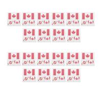 BUTIFULSIC 20 Pièces Tatouages Temporaires de Drapeaux Canada, États- et Mexique pour Événements Sportifs 2026, Application Facile et Étanche sur Papier Transfert à L'eau, Feuilles D'érable