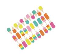 BUTIFULSIC Autocollant Mural Motif Crème Glacée en Pvc Imperméable, Facile à Appliquer, pour Décoration de Vitrine ou Chambre D'garçon et Filles