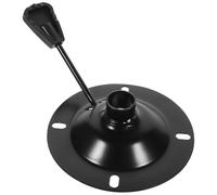 BUTIFULSIC Base Pivotante Noire en Fer pour Fauteuil Barbier, Plateau Rond | Salon, Pièce de Rechange, Installation Simple, Structure Robuste, Usage Professionnel