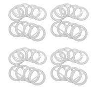 BUTIFULSIC Boucle de Ceinture de Chaise Ronde Argentée en Plastique, Facile à Porter et Transporter, pour Fêtes et Événements, Lot de 100 Pièces