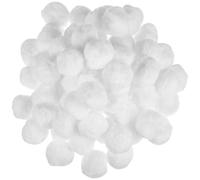BUTIFULSIC Boule de Filtration pour Piscine 1 Pack en Fibre Polyester Blanc