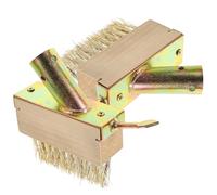 BUTIFULSIC Brosse Anti-Mousse en Fil d'acier 2pcs Manche en Bois Antidérapant pour Désherbage des Fissures Sol, pour Jardin et Fête Estivale