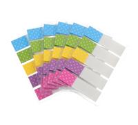BUTIFULSIC Marqueur de Page Adhésif Pet Coloré, 6 Packs Pratiques et Légers, pour Prise de Notes et Organisation à Domicile en Milieu Scolaire