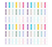 BUTIFULSIC Onglets de Page Adhésifs Inscriptibles pour Cahier, 720 Pièces en Pet Adhésif Puissant, Organisation Visuelle Colorée pour Étude et Sessions de Travail