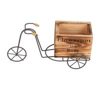 BUTIFULSIC Ornement Modèle Unique et Attrayant Vintage de Vélo en Métal et Bois Miniature pour Décoration et Rangement Le Salon Étagères