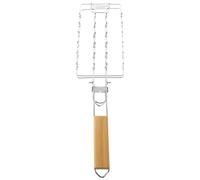 BUTIFULSIC Pince Grille de Cuisson Saucisse en Acier Inoxydable Argenté