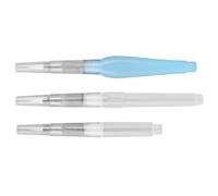 BUTIFULSIC Stylo Plume à Encre pour Arts Portable et Pratique avec Réservoir D'eau, 9 Pièces Légers en Plastique Bleu Couleur Aléatoire pour Exercices D'écriture et