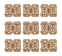 BUTIFULSIC Support Gobelet Jetable en Papier Kraft Dégradable pour Boissons Chaudes, Porte-tasse en Carton Jaune, Lot de 20 Pièces pour Emporter