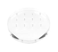 BUTIFULSIC Support Pratique et Design Ouvert pour Embouts de Meulage D'ongles en Acrylique Présentoir Transparent 12 Trous pour Salon de Manucure Professionnel