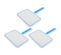 BUTIFULSIC Tableau de Score Portable à Main 3 Pièces Bleu Effaçable à Sec en Mousse pour Notation et Effacement Facile Lors de Compétitions
