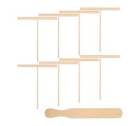 BUTIFULSIC Ustensile Cuisine Pratique en Bois Exquis pour Cuisson de Pancakes Spatule à Crêpes pour Étaler la Pâte Lot de 1 Set de Set pour Crêpière Portable
