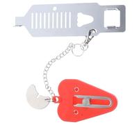 BUTIFULSIC Verrou de Sécurité de Porte Portable en Fer et Pp Garniture de Porte à Chaîne pour Protection la Vie Privée et Sécurité Supplémentaire Pendant Vos Voyages Plusieurs styles