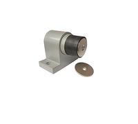 Butoir Au Sol Magnétique COULEUR EPOXY (Blanc,Gris ou Noir) "KLOSE besser" pour Porte Lourde.Tout Inox 304 dans la Masse. - Gris