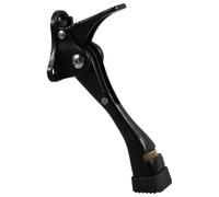 Butoir de Porte au Sol Réglable, Maintien Stable, Alliage de Zinc Noir | Pédale Automatique, Aspiration Intégrée, Position Haute Ajustable, pour Sécurité des Portes et Usage Domestique