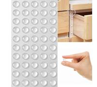 Butoir de porte auto-adhésif en caoutchouc, 100 pièces, tampon d'amortisseur, pare-chocs d'armoire, coussinets de meubles en Silicone, coussinets de protection 10x3mm-100pcs